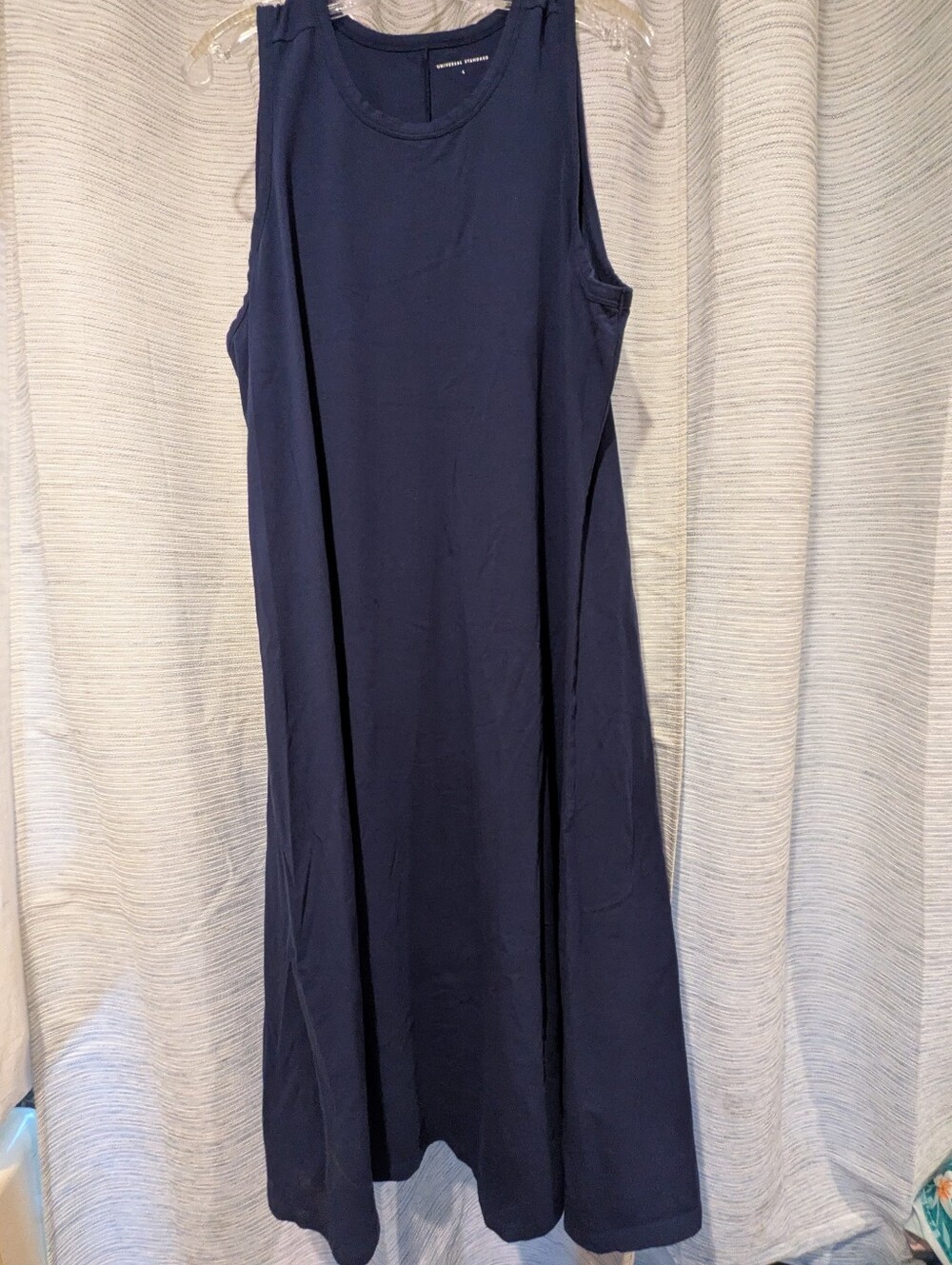 Universal Standard Navy Sleeveless Midi Dress - 22/24
